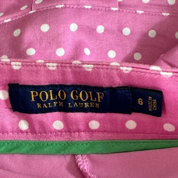 Ralph Lauren Skort womens Size 6 Tenniscore Stretch Cotton Blend Polka Dot Golf - Picture 5 of 12